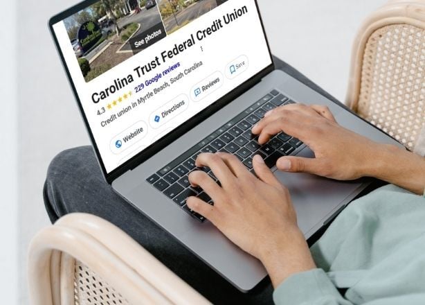 Carolina Trust Google Reviews Case Study Cover Image 614 x 440