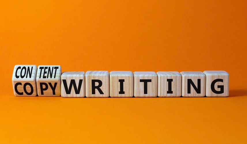 content and copywriting blocks