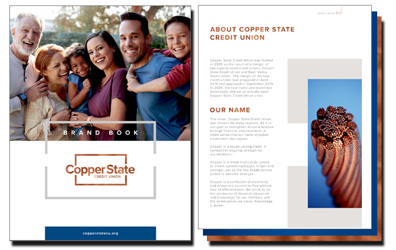 Copper State Credit Union Brand Book