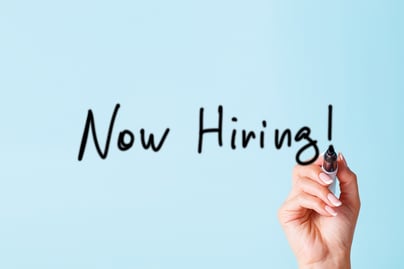 now hiring image