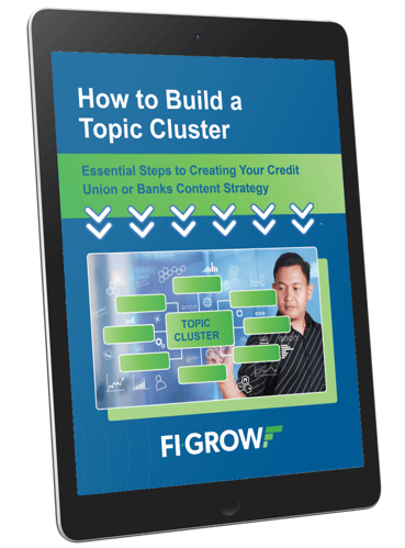 How-to-Build-a-Topic-Cluster-by-FI-GROW-eBook-Cover-Tablet
