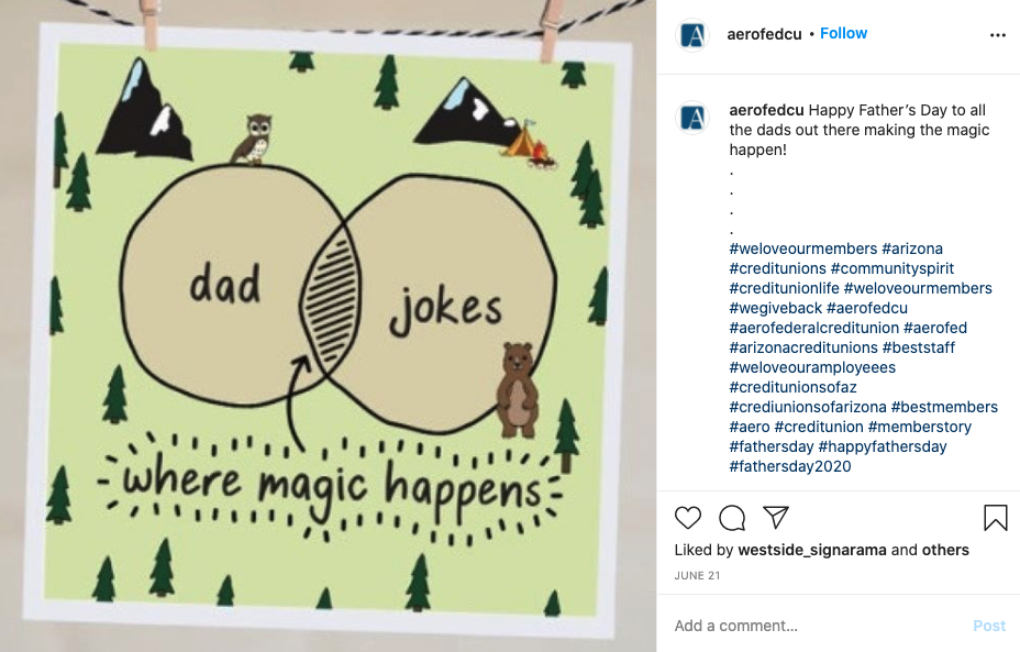 Father's Day Instagram Post