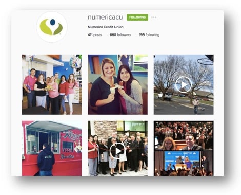 Credit Union Social Media Numerica CU Image