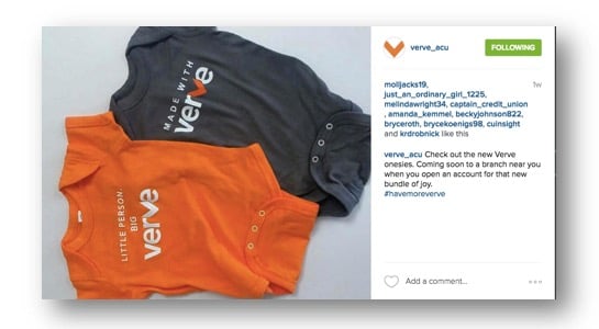 Credit Union Social Media - Verve CU Image