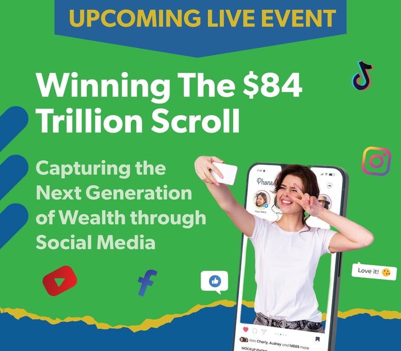 Social-Media-Virtual Live Event Shown by Woman Taking Selfie of Herself and Monitoring her Social Media Platforms.