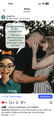 Tower Taylor Swift Post