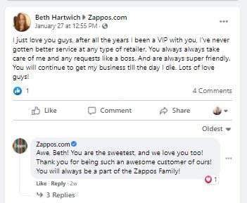 Zappos Happy Customer