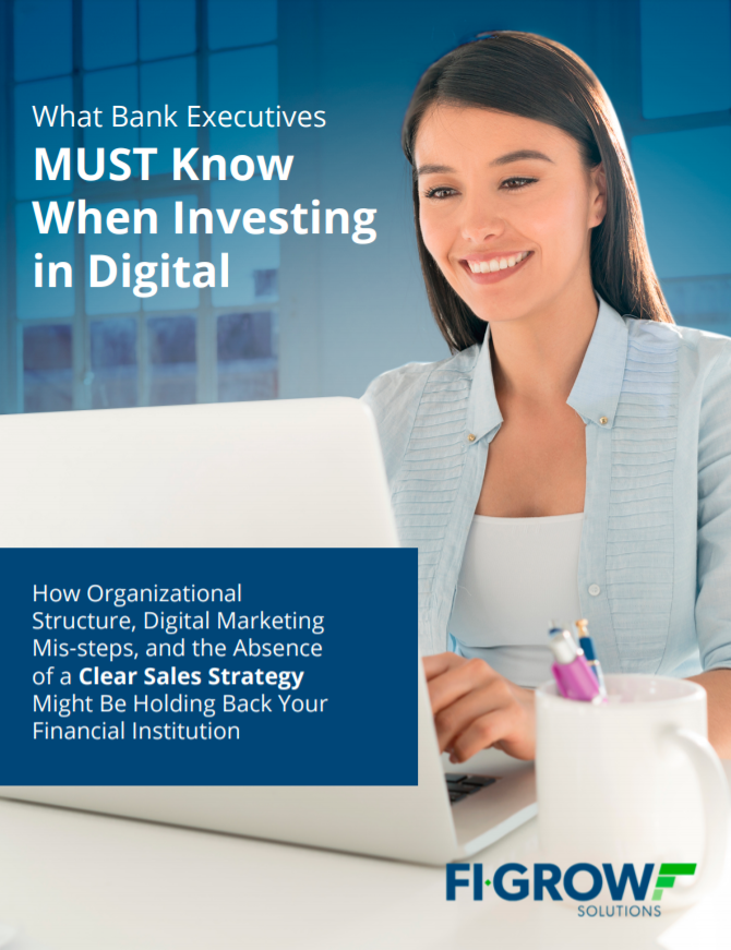 What bank executives must know when investing in digital.