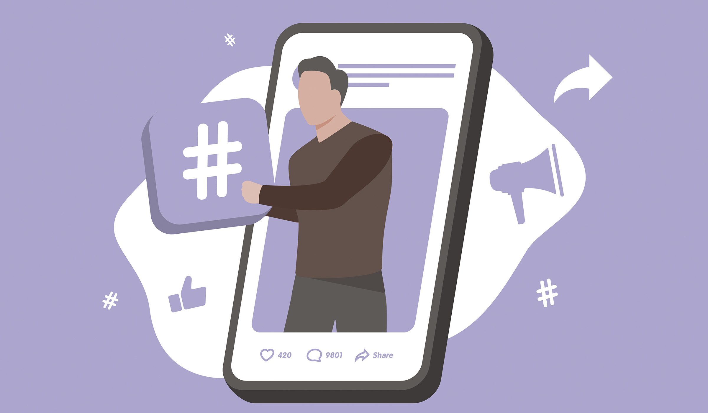 Brand Influencer Illustration