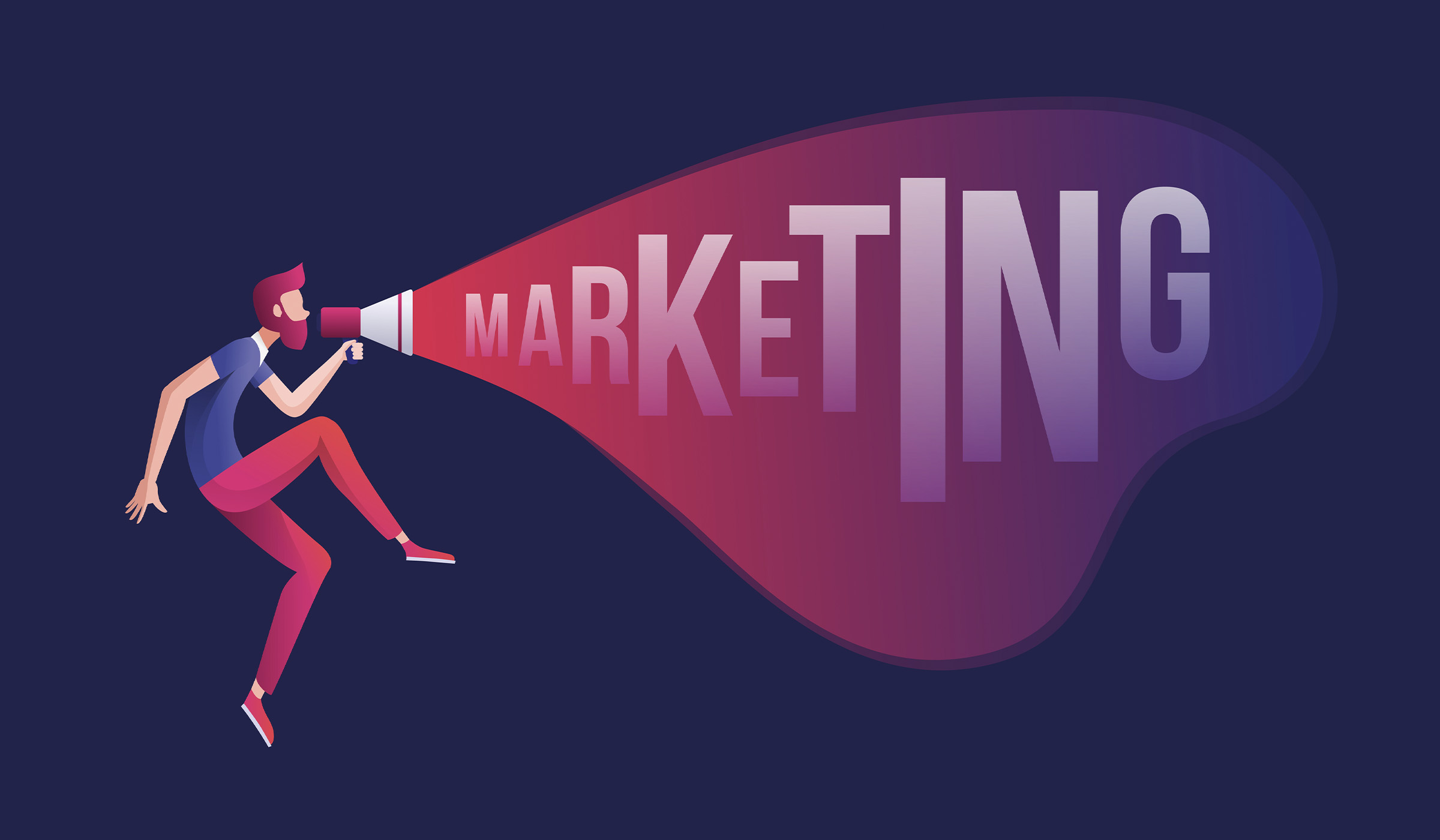 Marketing Megaphone illustration